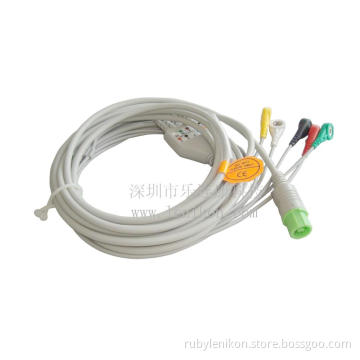 Fukuda 5 lead-snap ECg Cable